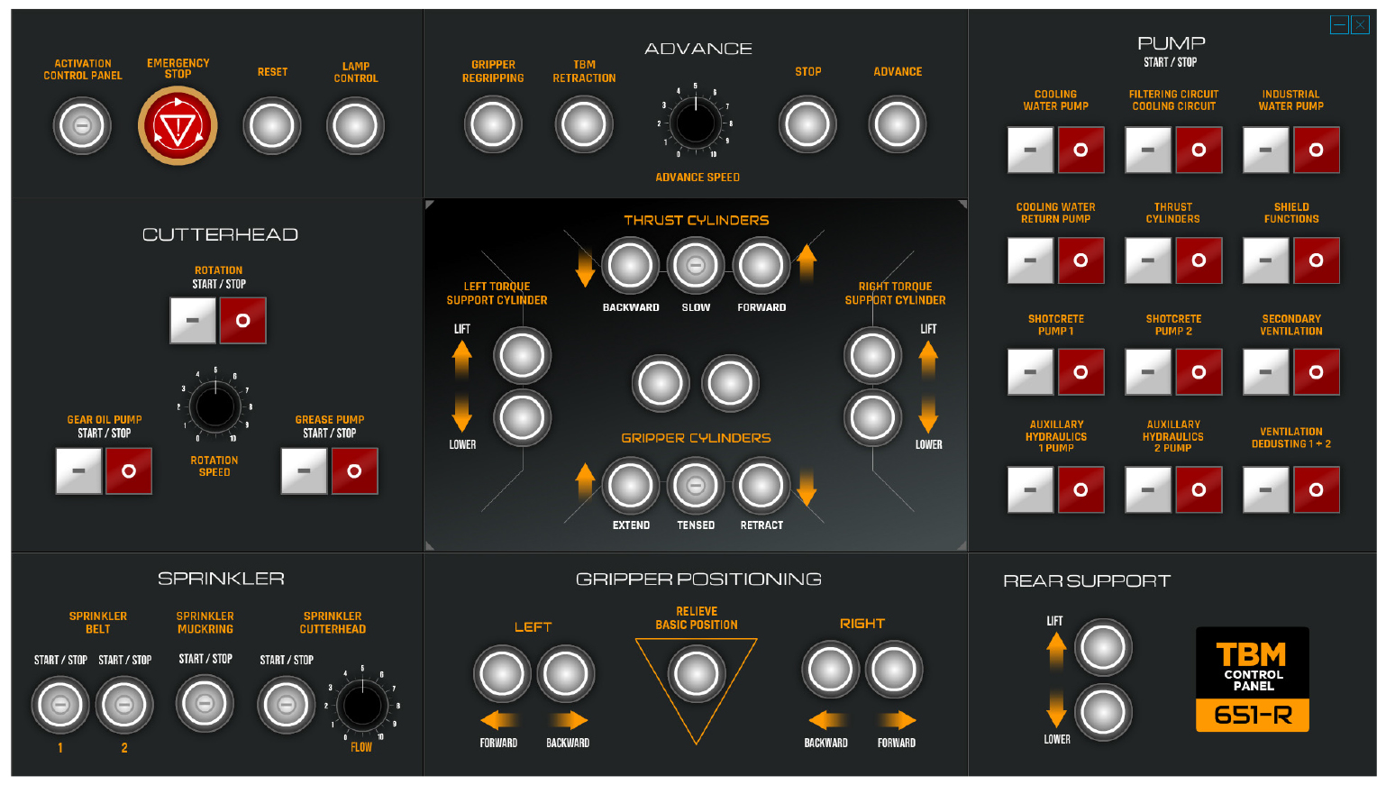 Tbm Model Display A Study on the Directional Control Model of Open TBM Simulator
